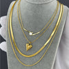 Amora Double Heart Necklace – 18K Gold-Plated, Waterproof & Hypoallergenic