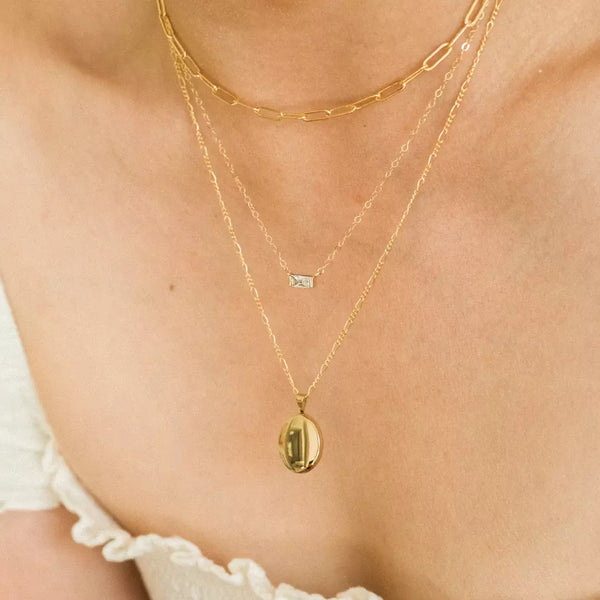 Lara Everyday Chain Necklace – 18K Gold-Plated, Waterproof & Hypoallergenic