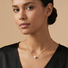 Isla Pearl Station Necklace – 18K Gold-Plated, Waterproof & Hypoallergenic