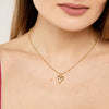 Amora Double Heart Necklace – 18K Gold-Plated, Waterproof & Hypoallergenic