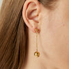 Golden Drop Luxe Earrings – 18K Gold Plated