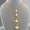 Zoya Solitaire Necklace – 18K Gold-Plated, Waterproof & Hypoallergenic