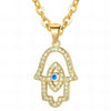 Mira Evil Eye Necklace – 18K Gold-Plated Brass