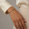 Elena Pave Chain Bracelet – 18K Gold-Plated, Waterproof & Hypoallergenic