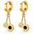 Nadia Drop Hoop Earrings – 18K Gold-Plated, Waterproof & Hypoallergenic