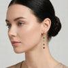 Bella Drop Hoop Earrings – 18K Gold-Plated, Waterproof & Hypoallergenic