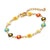 Hana Enamel Flowers Bracelet – 18K Gold-Plated, Waterproof & Hypoallergenic