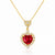 Amira Heart Necklace – 18K Gold-Plated, Waterproof & Hypoallergenic