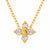 Yasmin Flower Necklace – 18K Gold-Plated, Waterproof & Hypoallergenic