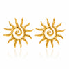 Farah Sunburst Stud Earrings – 18K Gold-Plated, Waterproof & Hypoallergenic