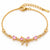 Amara Bow Charm Bracelet – 18K Gold-Plated, Waterproof & Hypoallergenic
