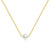 Isla Pearl Station Necklace – 18K Gold-Plated, Waterproof & Hypoallergenic