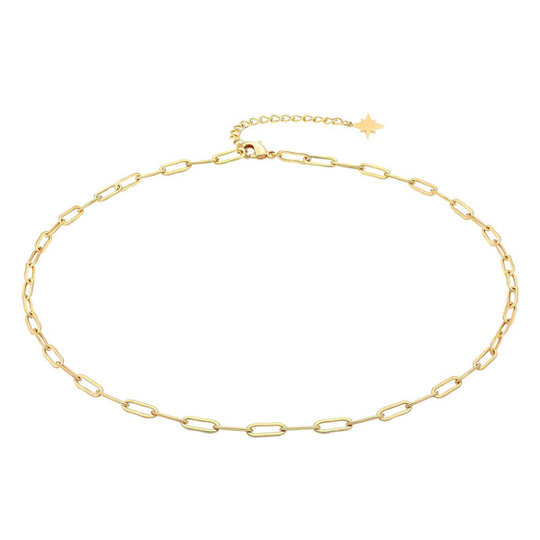 Lara Everyday Chain Necklace – 18K Gold-Plated, Waterproof & Hypoallergenic
