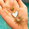 Elif Statement Pendant Necklace – 18K Gold-Plated, Waterproof & Hypoallergenic