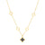 18K Gold Plated Stainless Steel Four-Leaf Clover Necklace