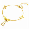 Yara Butterfly Anklet – 18K Gold-Plated, Waterproof & Hypoallergenic