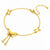 Yara Butterfly Anklet – 18K Gold-Plated, Waterproof & Hypoallergenic