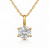 Zoya Solitaire Necklace – 18K Gold-Plated, Waterproof & Hypoallergenic