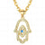 Mira Evil Eye Necklace – 18K Gold-Plated Brass