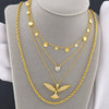 Layla Bird Pendant Necklace – 18K Gold-Plated Brass
