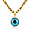 Yola Evil Eye Necklace – 18K Gold-Plated, Waterproof & Hypoallergenic