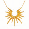 Elif Statement Pendant Necklace – 18K Gold-Plated, Waterproof & Hypoallergenic