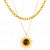 Selene Sun Pendant Necklace – 18K Gold-Plated, Waterproof & Hypoallergenic