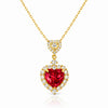 Amira Heart Necklace – 18K Gold-Plated, Waterproof & Hypoallergenic