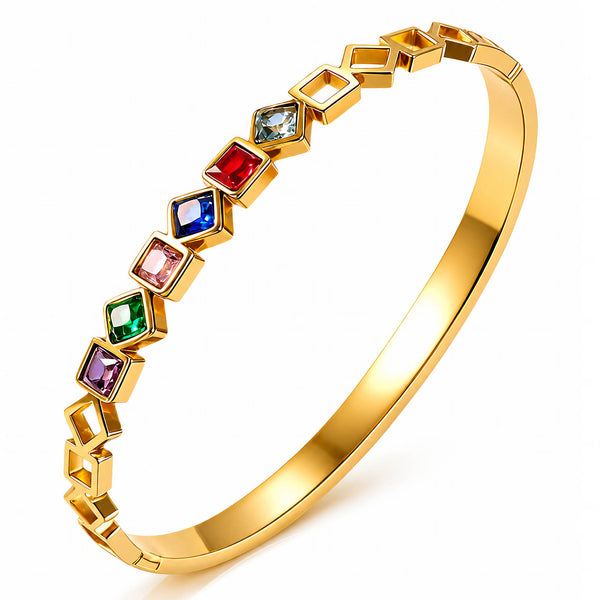 Celeste Sleek Bangle – 18K Gold-Plated, Waterproof & Hypoallergenic