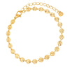 18K gold plated beaded bracelet – waterproof stainless steel jewelry UAE