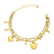 18K gold-plated heart charm bracelet – waterproof hypoallergenic jewelry for women UAE