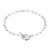 Stainless steel silver chain bracelet with toggle lock – waterproof jewelry UAE